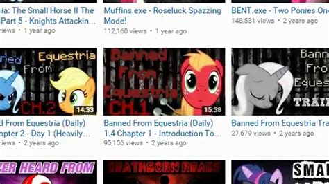 banned from equestria|For those of you who remember Banned From Equestria: Daily